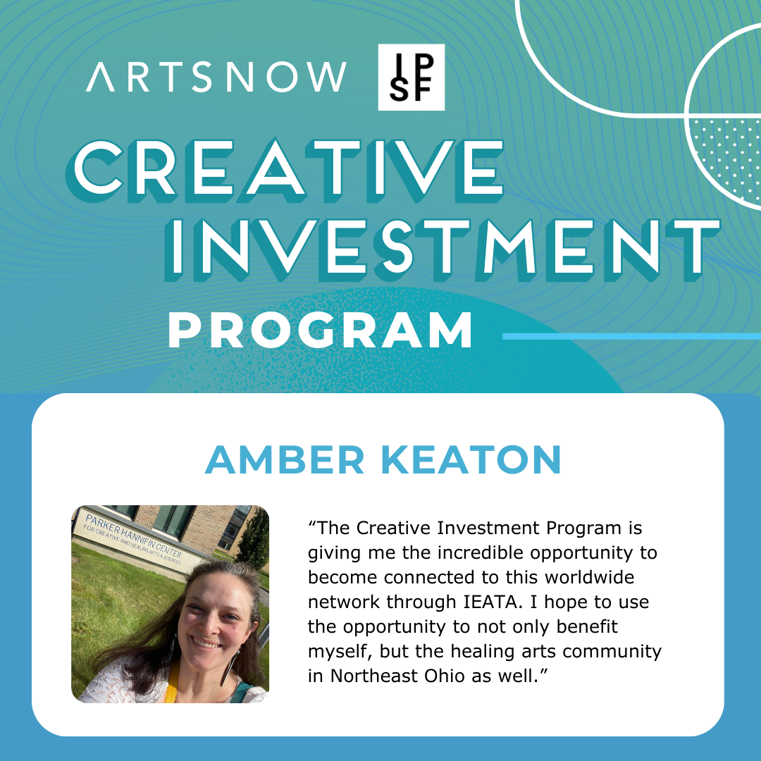 Blue graphic congratulating the 2024 Creative Investment Program recipients. 