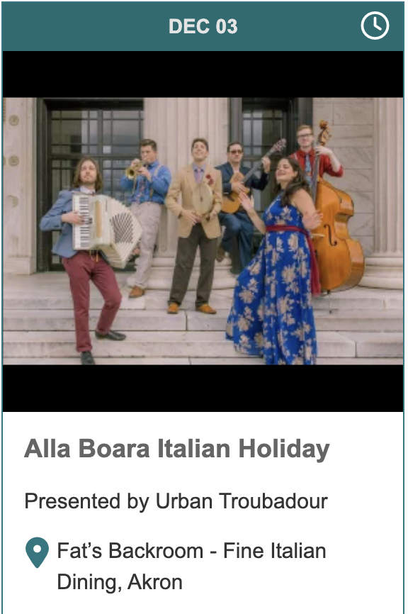 A group of musicians on a set of outdoor stairs