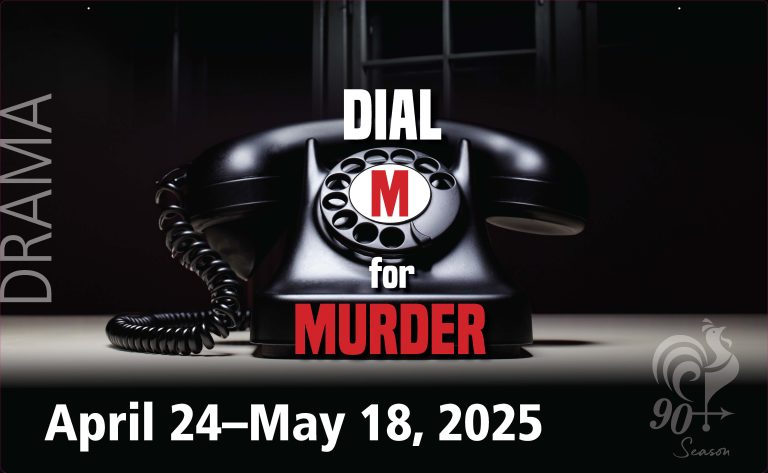 Black graphic featuring a rotary phone