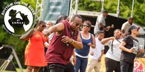 Concert and dancing at a park 