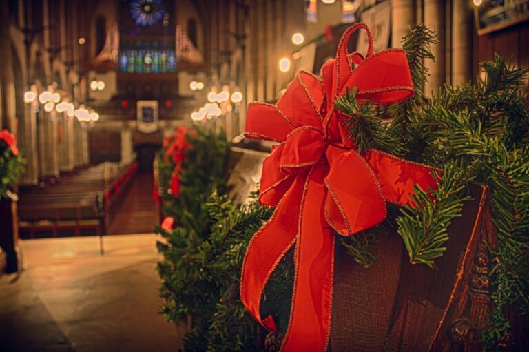 Photo of holiday decorations.