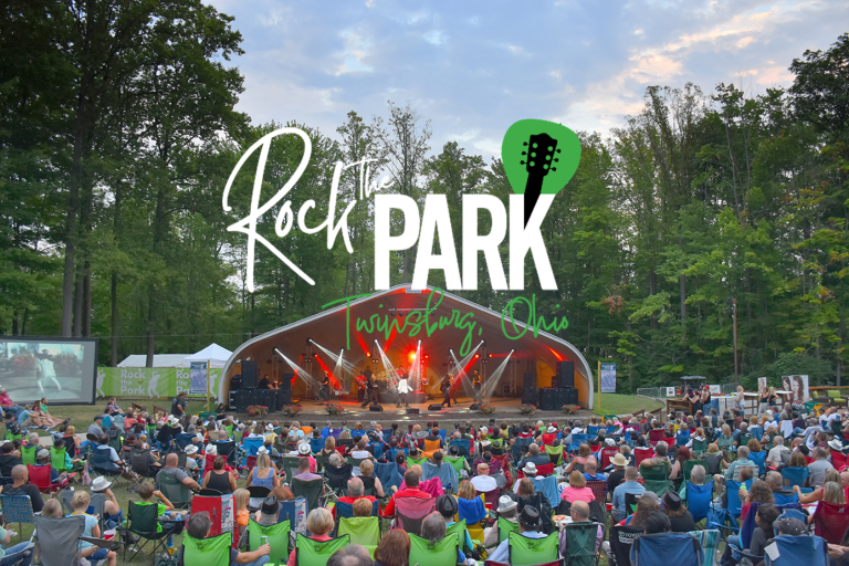 Concert at a park amphitheatre 