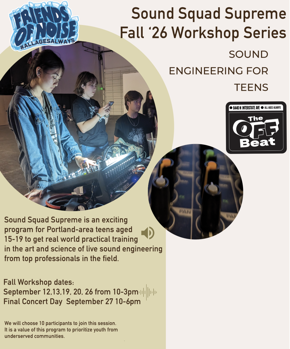 Friends of Noise Sound Squad Poster