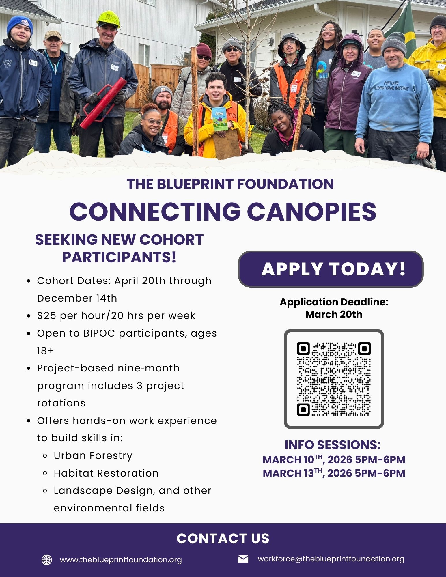 Connecting Canopies 2026 Poster